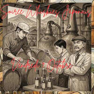 Le 09/10/2026, Repas dégustation à Haguenau – Les Whiskies du Pays du soleil levant